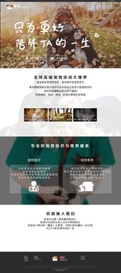 潛子寵物 一個以愛為名的企業(yè)官網(wǎng)設(shè)計(jì)之旅